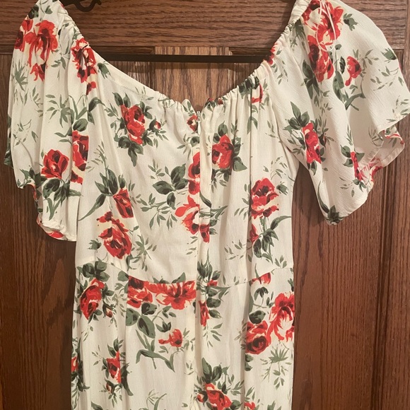 NWT floral Topshop midi dress - Picture 6 of 9